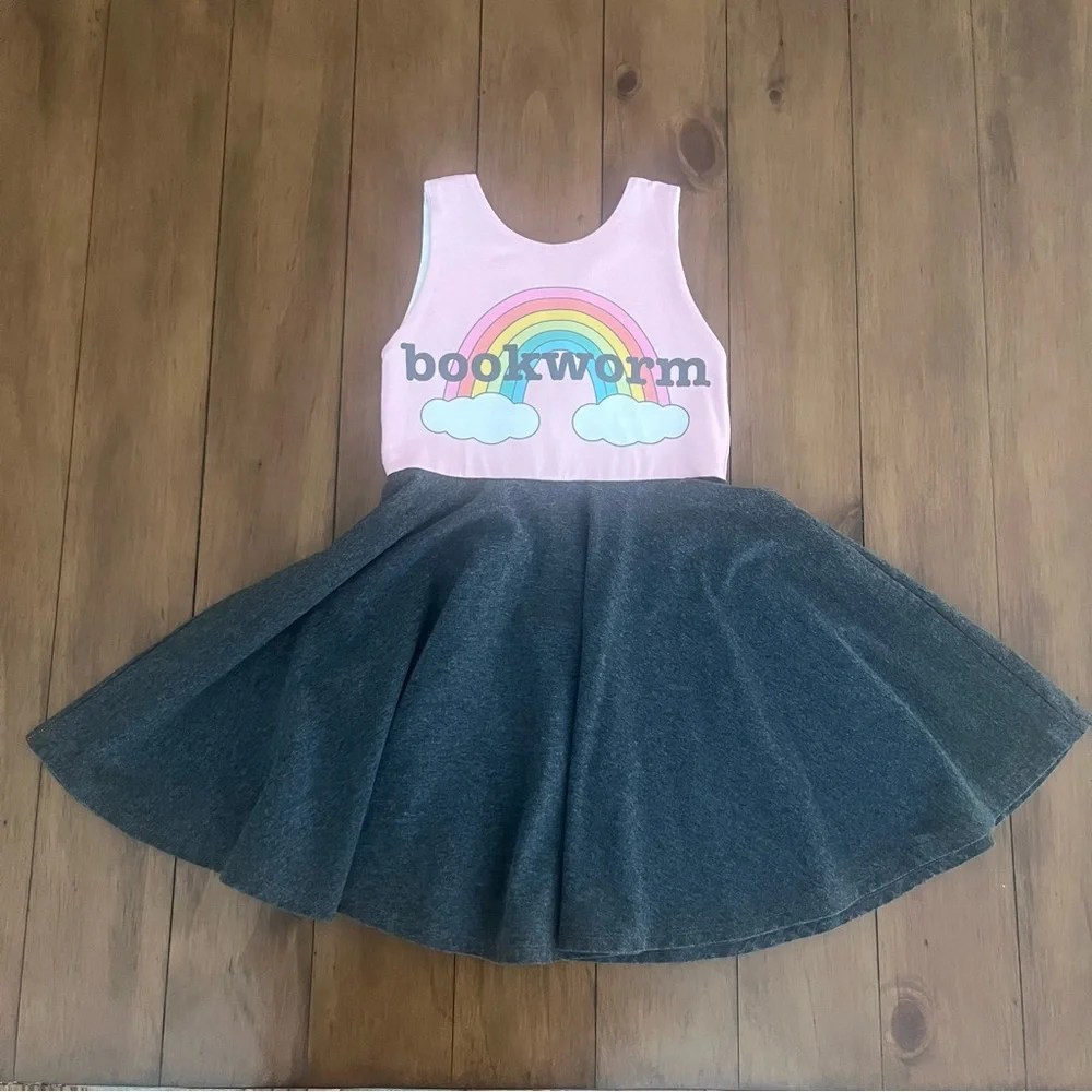 Malia + Kai (4T) Bookworm Twirl Dress - Picture 2 of 9